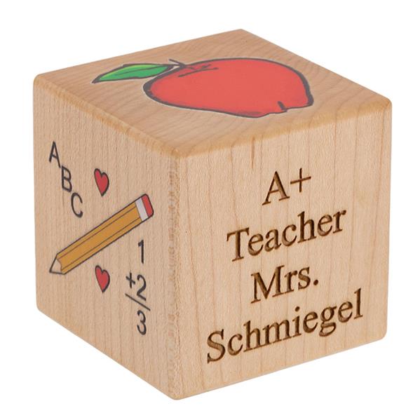 Personalized
Teacher Block - Color